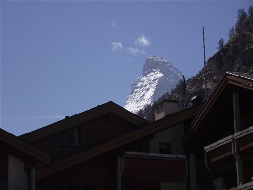 1 Zermatt - my 1st view of Matterhorn