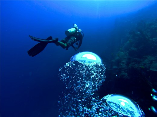 The deeper you go, the darker it gets