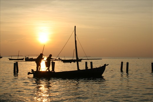 Everyday fishing is activity nr 1 in the evening