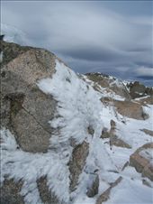 Ice clinging to the rockface showing the severe weather conditions this terrain encounters.: by phill_merrick, Views[240]