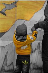 kids in hall comfort me, especially when seeing small hands hold by bigger ones.: by phoenixtall, Views[340]