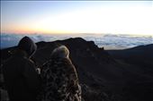 Haleakalā Sunrise is one of the experiences that every local and visitor to Maui must achieve.
Lovers, family and acquaintances who recently became friends start ascending a few hours after midnight, to arrive to the highest peak of the island, at 10.023 feet (3.055 meters), and sit on the 
crater rim, awaiting for the Sun to shine bright in front of their eyes.

Curiosities to those who are familiar, especially with higher volcanoes: you can drive to the top of Haleakalā, and practically just walk a few meters to be at its peak... where you also have reception to check the time at which the sun will come up!: by photoexperiencing, Views[405]