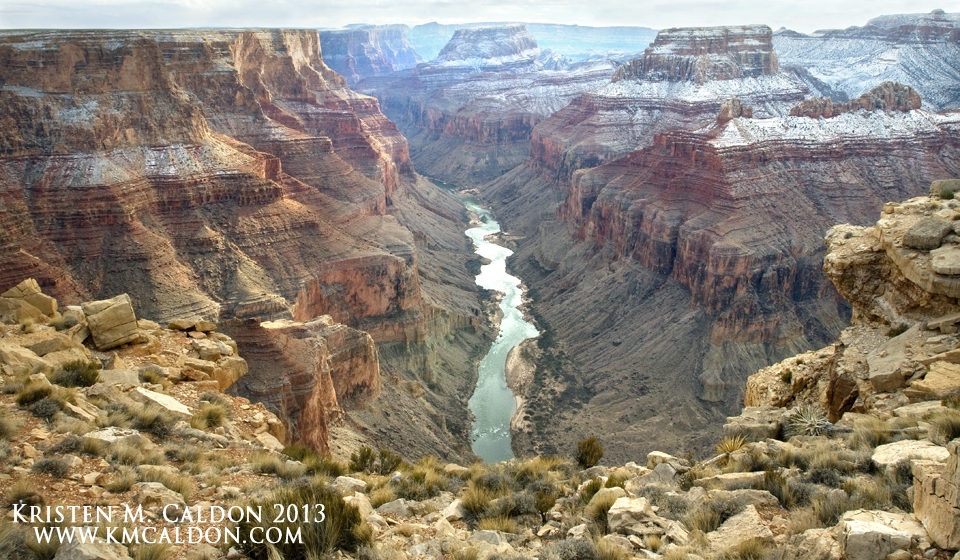 Blue Moon Bench: on the edge of the Navajo Reservation overlooking Grand Canyo