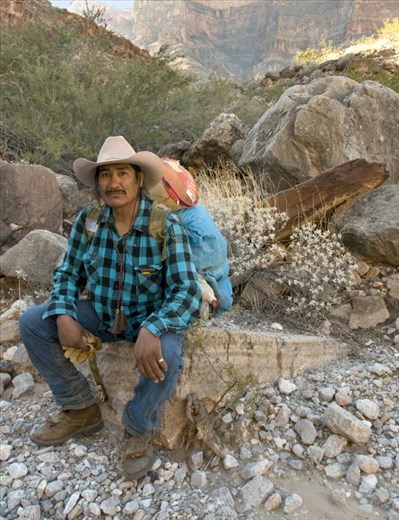 Duane Parker, Hualapai Guide in Grand Canyon 