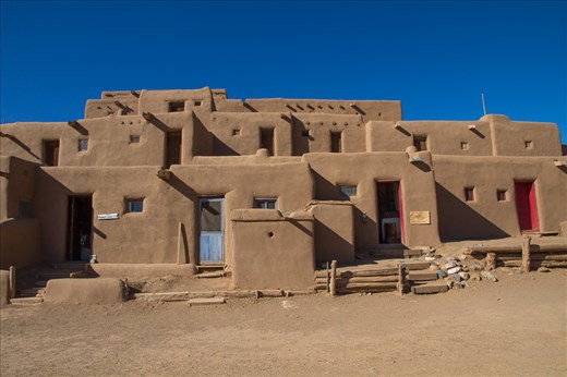 This Taos Unesco site is still lived in whereas most pueblos are now deserted.