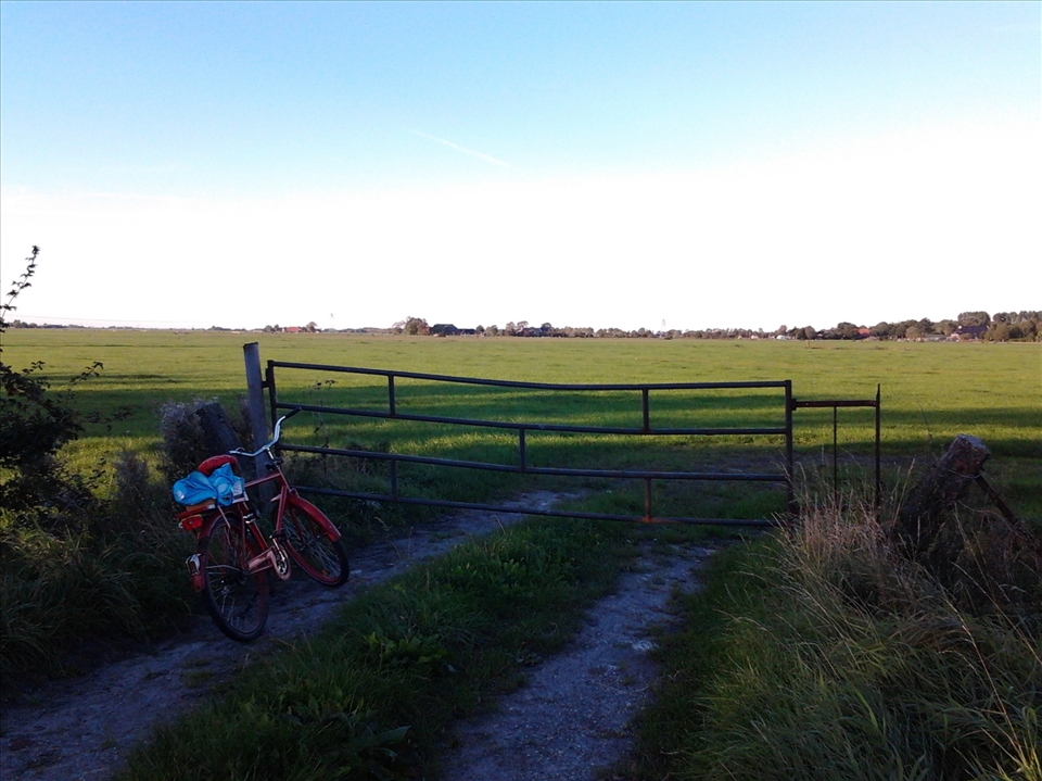 In Groningen. Netherlands is... cycling