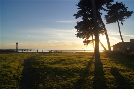 At the edge of town ghostly shadows creep across this ancient Chumash burial ground as the winter sun falls into the horizon and paints the sky. Prone to a unique, seasonal phenomenon where the ocean sunrise will parallel the ocean sunset, this elusive cemetery rests on a majestic and historic landmark used by explorers for centuries.