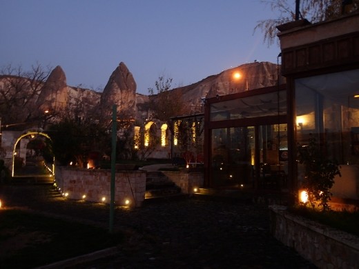 Turkey - Cappadocia - Goreme streets at night