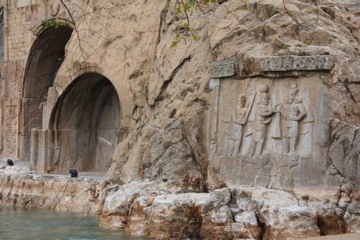 Kermanshah - Taq-i-Bustan 3rd - 6thC carvings