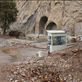Kermanshah - Taq-i-Bustan carvings - flooded entrance with fallen rocks Views[338]
