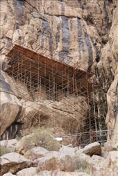 Kermanshah - Bisotun - Darius inscriptions under scaffolding: by piglet, Views[465]
