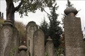 Old tombstones near the Eyup Sultan Mosque
