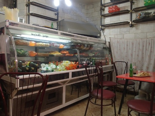 Iran - Mashhad - fast food joint where I had a hamburger dinner