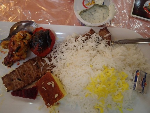 Iran- Mashhad - casual lunch