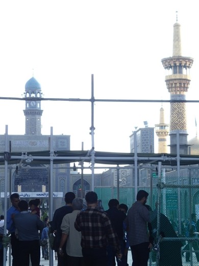 Iran - Mashhad - a glimpse inside the Holy Shrine complex