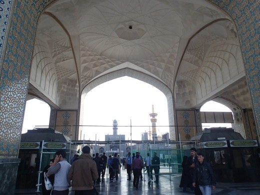 Iran - Mashhad - leaving the Holy Shrine of Imam Reza
