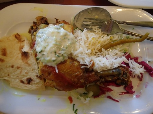 Iran - Sarakhs - casual lunch