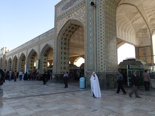 Iran - Mashhad - an entrance to the Holy Shrine