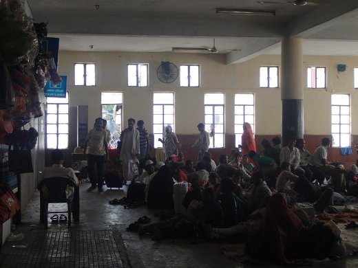 Jammu railway station waiting room