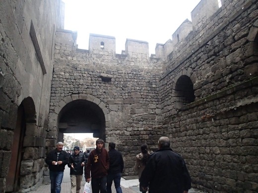 Turkey - Kayseri - double walls of the Roman citadel
