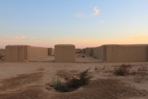 Merv - Gonu Depe - entrance to royal palace