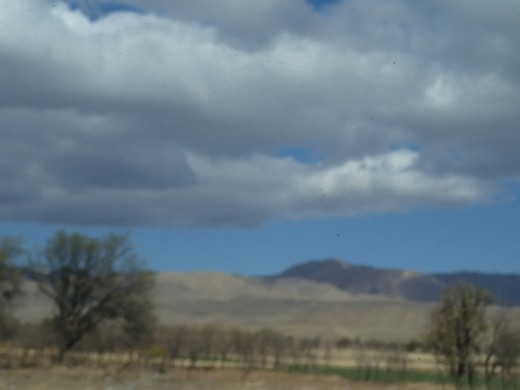 Iran countryside - enroute from Hamedan to Tehran