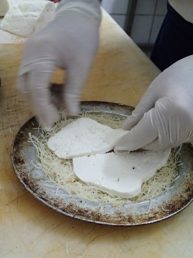 Turkey - food - step 2: making kunefe