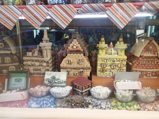 Window of the sweets shop