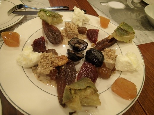 A selection of desserts at Ciya restaurant