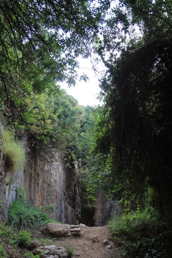 Turkey - Seleucia Pieria - entry to the Roman water channel