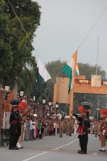 Wagha Border Flag Lowering