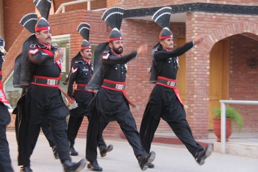 Wagha Pak-India Border (Pak soldiers)