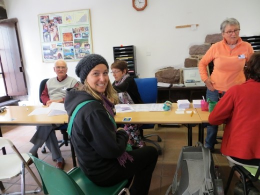 Getting our Camino passports!