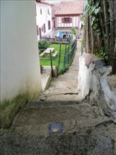 Camino symbol on walkway to Albergue: by pilgrims2013, Views[230]