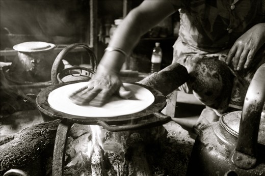Fried insects for sale at a roadside stall in Yangon.