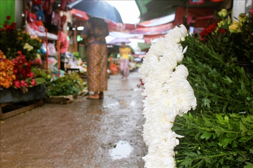 Fresh produce for sale in a market near Inle Lake.