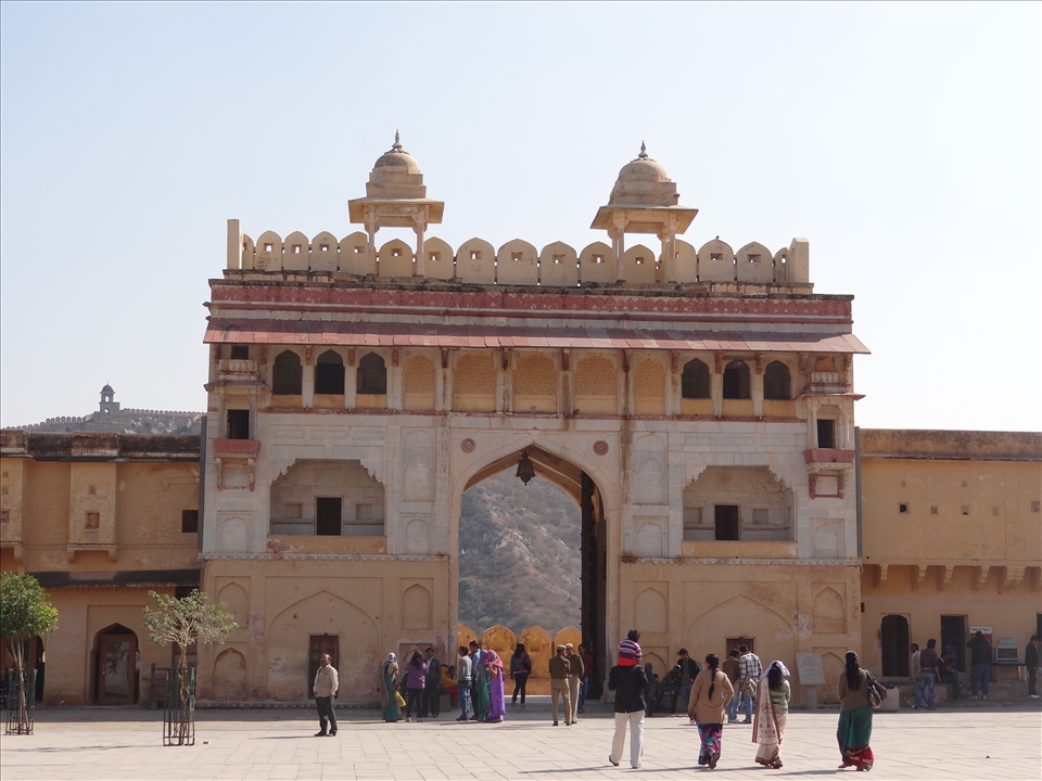 when i was entering in amer fort,jaipur