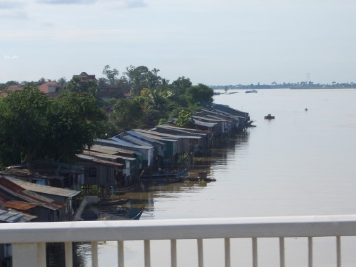 Shanty's beside Mekong