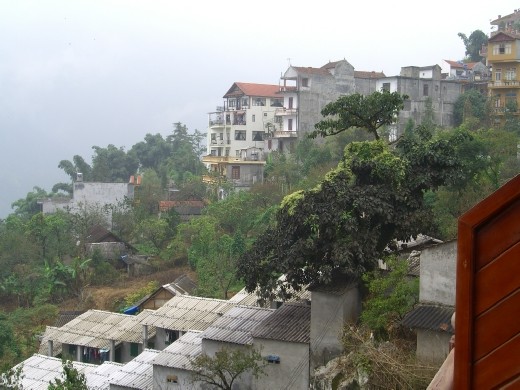 View from our room in Sapa
