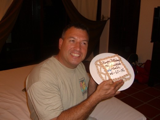 Alain and his Birthday Cake