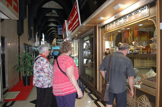 Celeste, Katrina and Alain at. Gold Souk