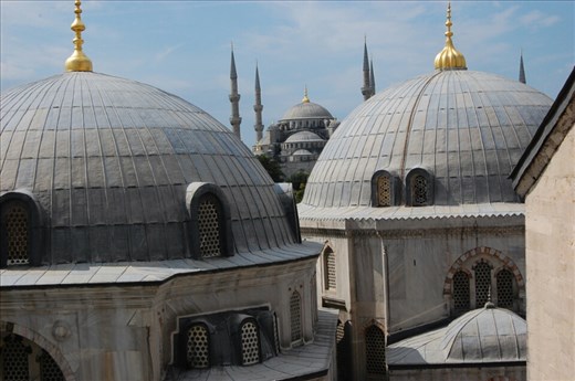View from museum out a window
