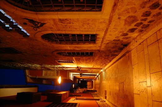 Alley at night in Antalya