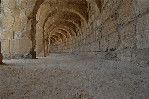 Corridor at top of Aspendos Theatre