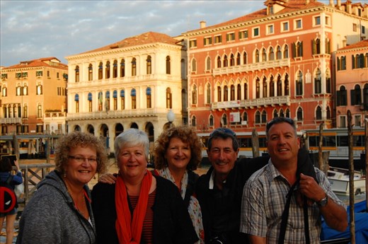 The gang in Venice