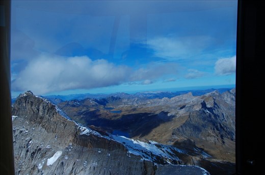 Looking out Gondola Mount Titlis