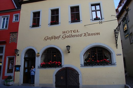 Our hotel in Rothenburg