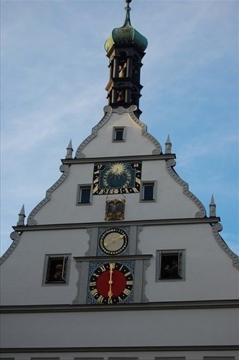 Clock in Town square