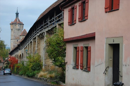 Part of the Fortification wall Rothenburg