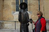 A friend Celeste picked up at St Jacobs Church Rothenburg: by pjandc, Views[247]